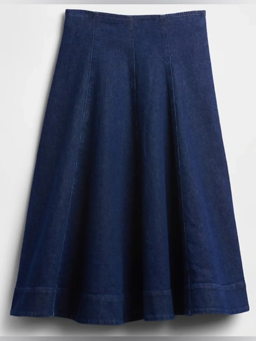 Gap Denim Tulip Midi Skirt/Dark Blue Wash: Size 4 Petite